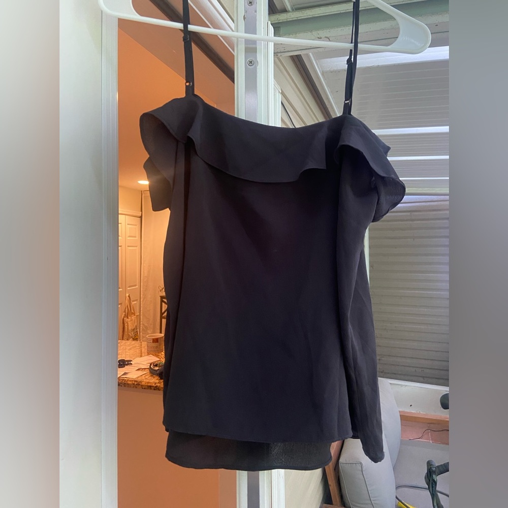 H&M black top size 8